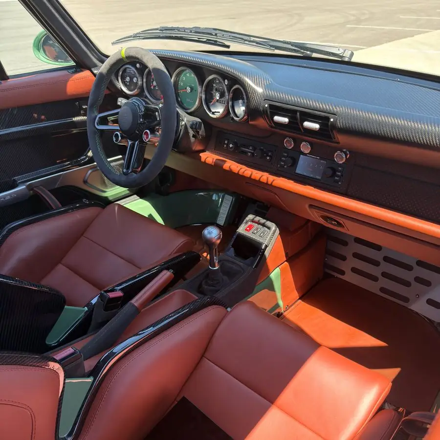 993 cabin, carbon and terracotta