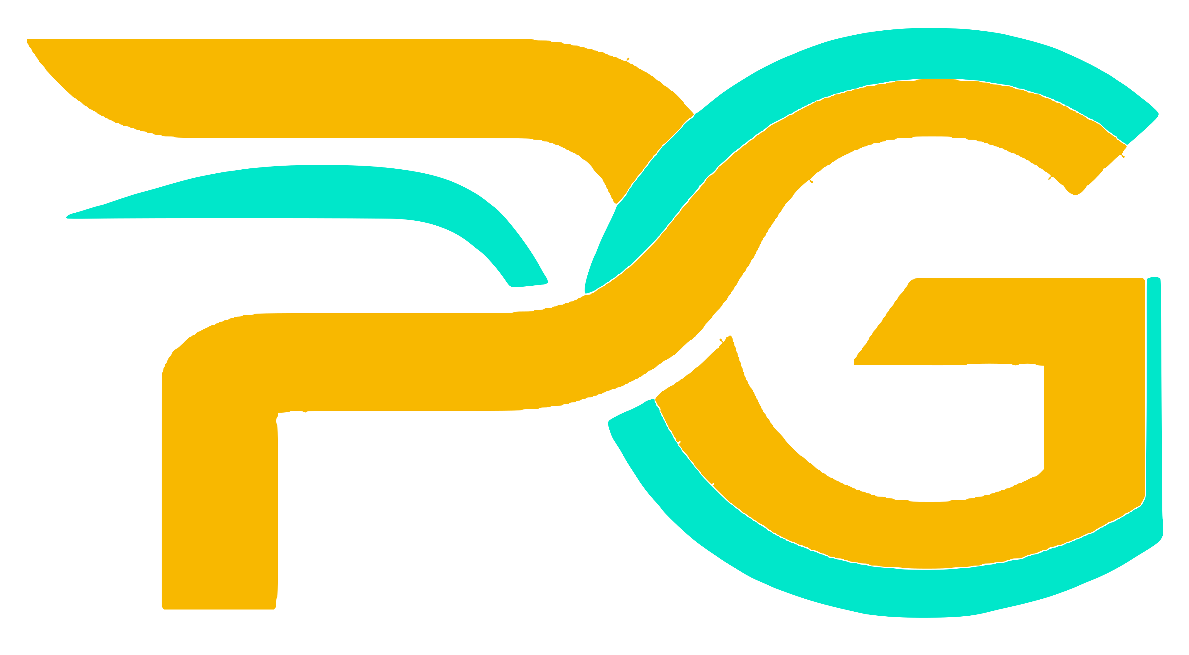 The PaddockGavin PG mark in gold and teal